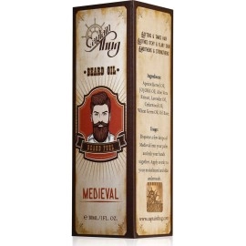 Captain Thug Medieval Beard Growth Oil - Ultra Premium - 9 Essential Oils - Promotes Beard and Mustaches Growth for Men - 30 ml (1)