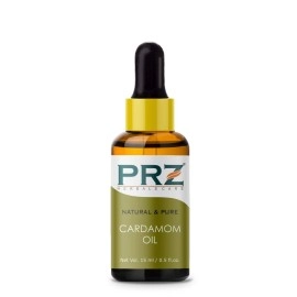 PRZ Cardamom Essential Oil - Pure Natural for Aromatherapy, Skin Care & Hair Care, 15 ml