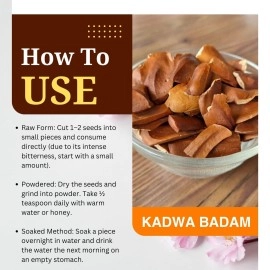 Birju Mahavir Kadwa Badam, Bitter Almonds, Natural, 200 g