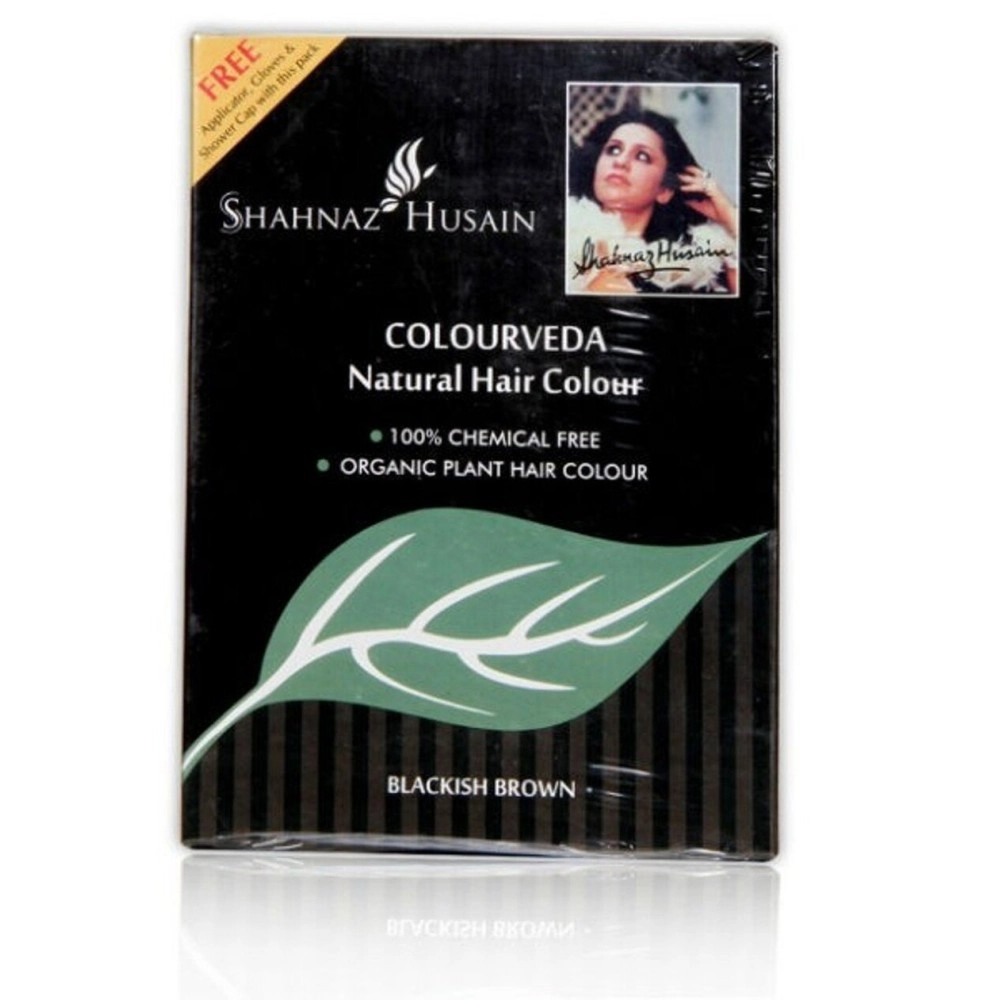 Shahnaz Husain Colourveda Natural Hair Colour (100g, Blackish Brown)