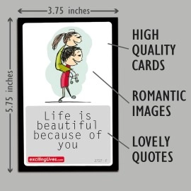 exciting Lives Love Story Cards: Romantic Messages For Your Partner