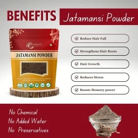 BIRJU MAHAVIR 100 Gr Jatamansi Powder - Balchar Powder, Natural (BMKB-60)