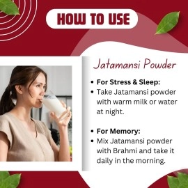 BIRJU MAHAVIR 100 Gr Jatamansi Powder - Balchar Powder, Natural (BMKB-60)