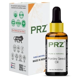 PRZ Parsley Seed Essential Oil - Pure Natural Therapeutic Grade Oil for Skin Care & Hair Care, 30 ml