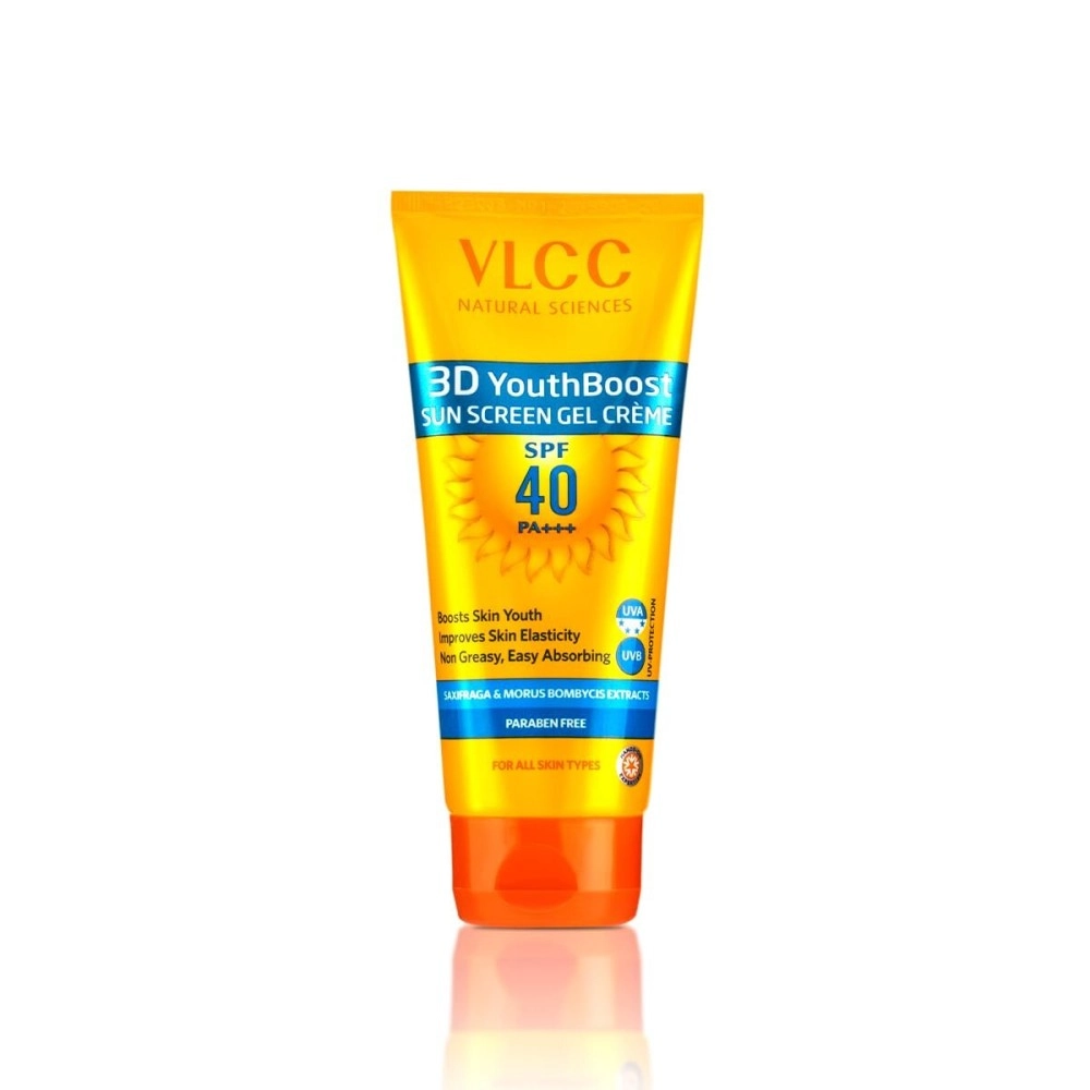 VLCC 3D Youth Boost Sunscreen Gel Creme, SPF40 PA +++, 100g, multi