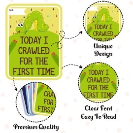 Syga Baby\'s Milestone Cards (Pack of 27, Multicolor)