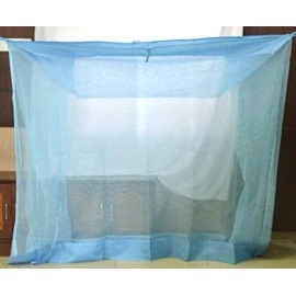 Iblay Mosquito Net- Queen, King Size Bed, 8x8ft, Blue