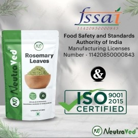 NeutraVed Rosemary Leaves | Use for Real Rosemary Water & Oil, Seasoning Food, Rosemary Tea, Hair Growth - 50 Gm