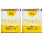 The Indian Chai - Calming Vata Dosha Tea 200g with Ginger, Mulethi, Ajwain etc for Bloating & Cramping, Helps with Digestion, Helps Reduce Stress, Ayurvedic Herbal Tea