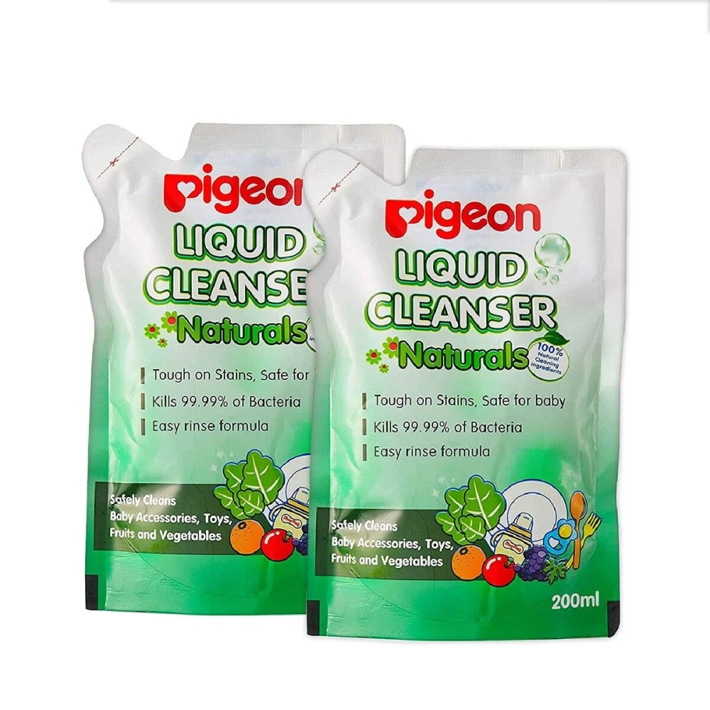 Pigeon Naturals Liquid Cleanser Refill, 200ml (Pack of 2)