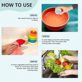 Pigeon Naturals Liquid Cleanser Refill, 200ml (Pack of 2)