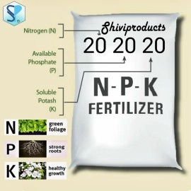 Shiviproducts NPK 20-20-20 home gardening Fertilizers for Plants (400 gm),powder | Home gardening plant fertilizer