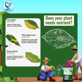 Shiviproducts NPK 20-20-20 home gardening Fertilizers for Plants (400 gm),powder | Home gardening plant fertilizer