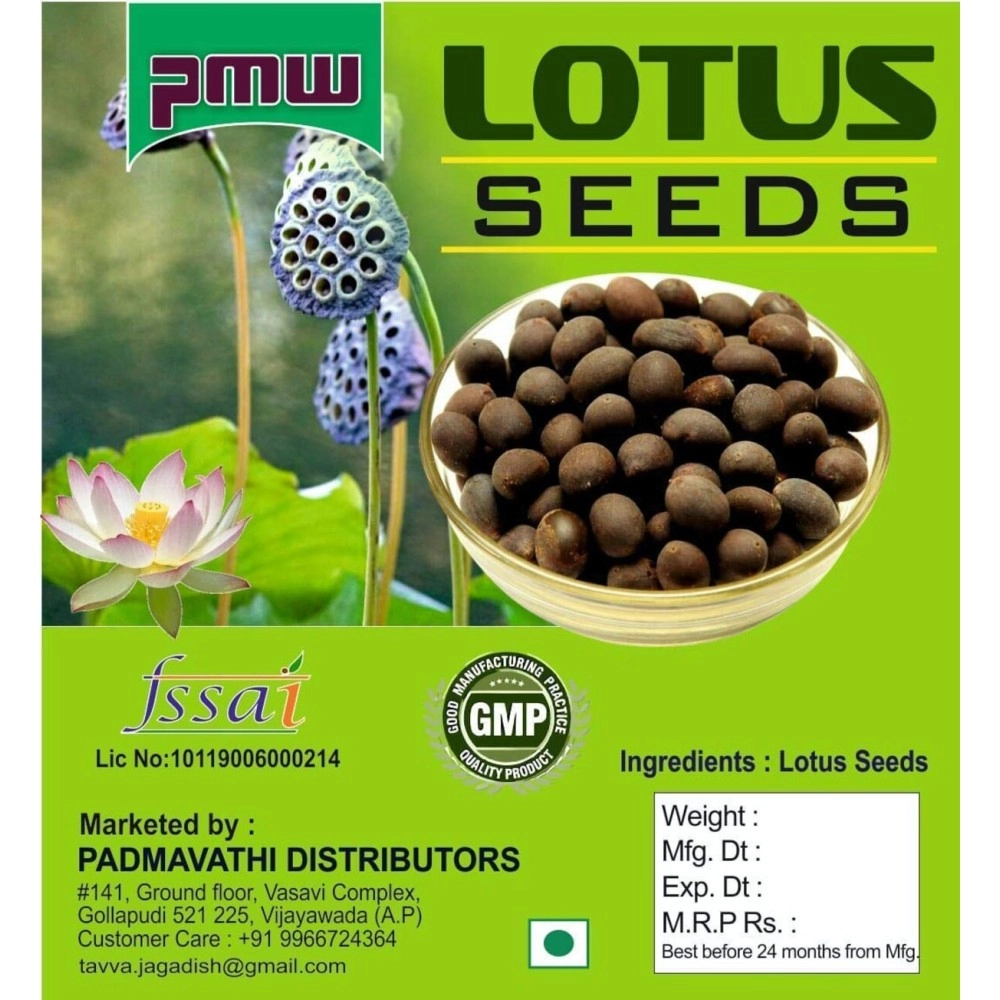 Pmw Natural Raw Lotus Seed (21 Seeds)