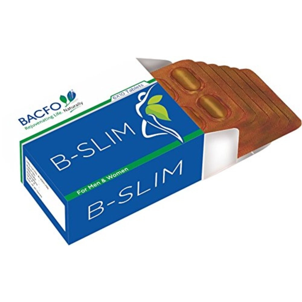 BACFO B-Slim Tablet 60 Count, Natural