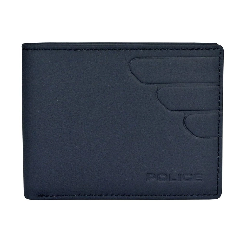 POLICE WALLET for MEN, Navy, Casual