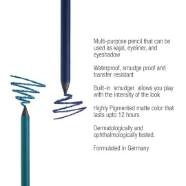 Colorbar Just Smoky Kajal, Just Denim 009, 1.2g Eye Pencil