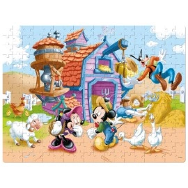 Frank Disney Mickey Mouse - at The Farm 250 Piece Jigsaw Puzzle for Kids for Age 8 Years Old and Above