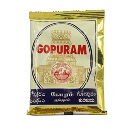 Gopuram Kumkum Powder (9 cm, 40 gm, Brown, Pack of 6).