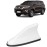 Kingsway Car Roof Shark Fin Antenna for Toyota Fortuner (2017 Model) (White Color, Radio FM/AM)