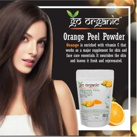 Go Organic Orange Peel Powder, 150 g
