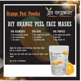 Go Organic Orange Peel Powder, 150 g