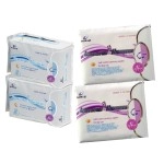 Airiz Active Oxygen & Negative Ion Soft-Cotton Sanitary Pads For Day & Night Use Pack Of 4 (36 Pieces)