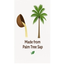 Raintech Herbals Natural Palm Jaggery | Karuppatti (Karupatti Chakkara Gur) 400g | Traditional Ayurvedic Sweetener, Rich in Iron & Minerals | Natural & Preservative-Free