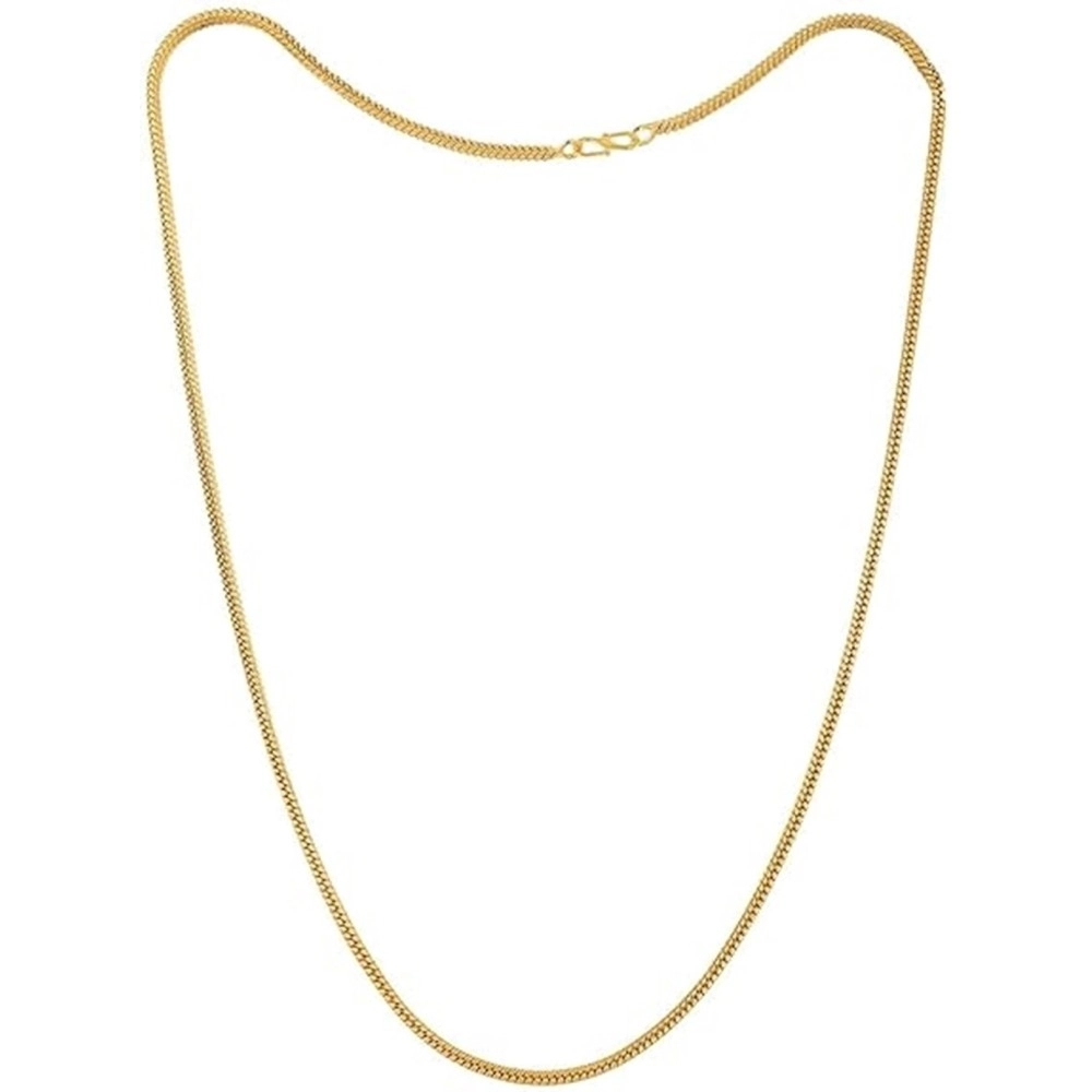 Handicraft Kottage Chain Necklace for Women (Golden)(HK-AGCM-5025-01)