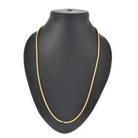 Handicraft Kottage Chain Necklace for Women (Golden)(HK-AGCM-5025-01)