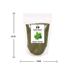 Food Library The Magic Of Nature Middle Eastern Zaatar Powder, 200g | Authentic World Flavours Seasoning | Classic Zatar Spice Blend for Salads, Breads, Marinades & Dips