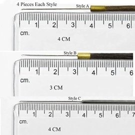 Embroiderymaterial Aari Embroidery Needles Combo Pack for Beading and Embroidery Purpose (Multicolour, Pack of 20 Pieces)