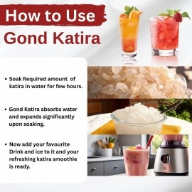 Birju Mahavir Gond Katira - Tragacanth Gum 1 KG