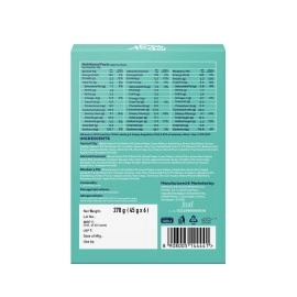 Yogabar Breakfast Protein Variety (1 x Almond Coconut, 2 x Apricot & Fig, 2 x Blueberry, 1 x Apple Cinnamon Bars - 300gm, 6 x 50 g (Box of 6 Bars)