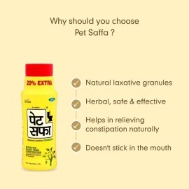 Pet Saffa Granules, Multicolour, 120 g, Pack of 3