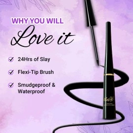 Iba Long Stay Liquid Eyeliner, Jet black, 6.5ml