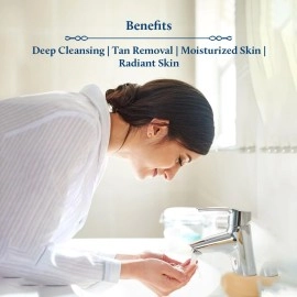 Blue Nectar Kumkumadi Brightening Face Wash with Saffron for Women & Men | Sulphate free Anti Pimple Face Cleanser (200 ml)