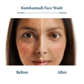 Blue Nectar Kumkumadi Brightening Face Wash with Saffron for Women & Men | Sulphate free Anti Pimple Face Cleanser (200 ml)