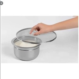 Royals Stainless Steel Heavy Gauge Ciba/Lids/Tope, Net Cover, Vessel Cover, Set of 4 pcs