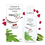 Parasoft Cal Calamine lotion Enriched with Aloe vera & Rose oil For Face & Body Skin Rashes Anti-Itch Soothing Lotion for Summer Rashes, Sunburn, Irritated Skin Prickly Heat & Insect bites- 70 ML
