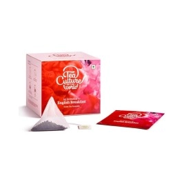 Tea Culture of The World English Breakfast Tea | Tea Leaves | Premium First Quality Black Teabags | Breakfast Tea | Black Teabags, 16 Count