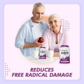 HealthyHey Nutrition CoQ10 105mg with Bioperine -Supports Heart Health - 60 Veg Capsules