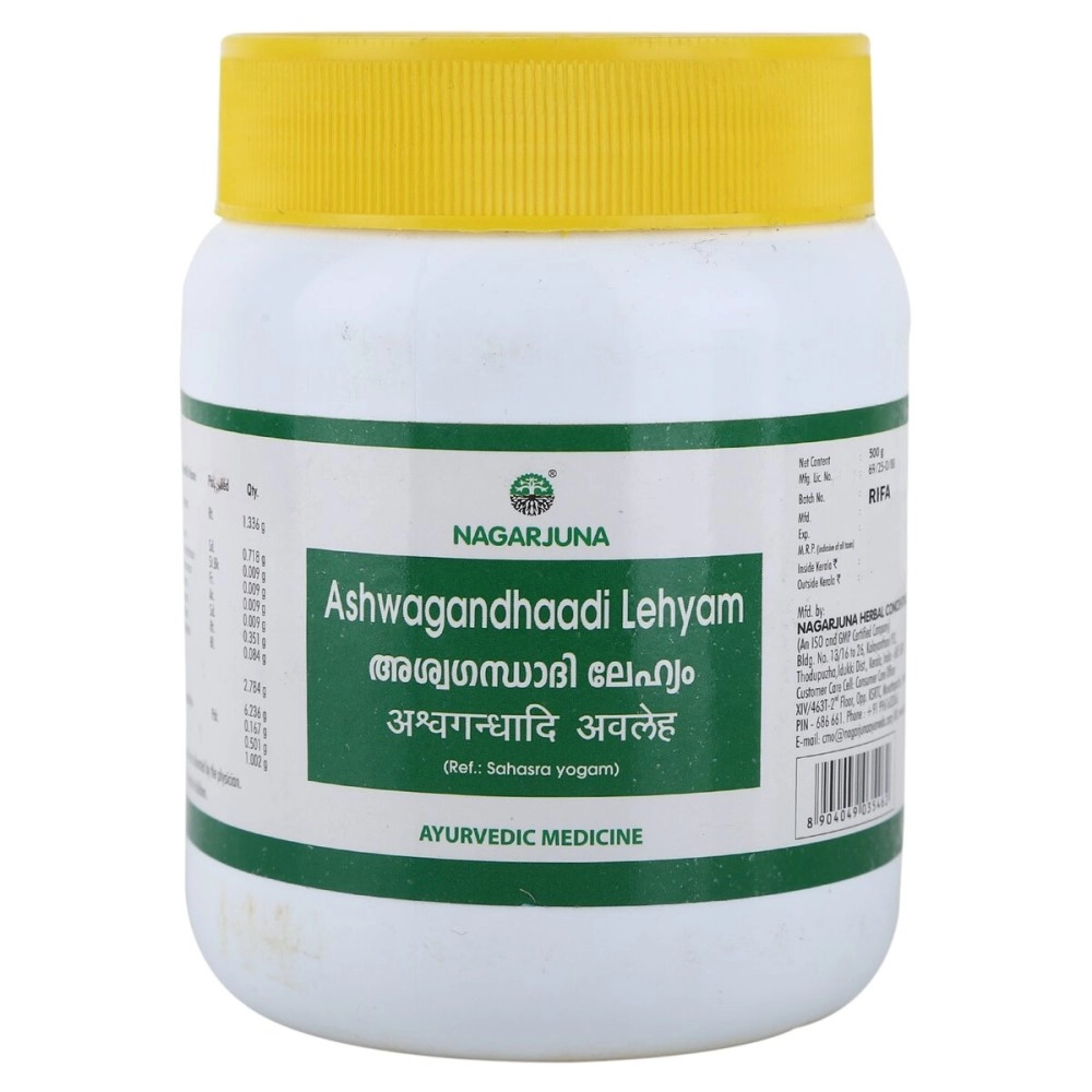 NAGARJUNA Ashwagandhaadi Lehyam -500 Gram with Free Pachak Methi