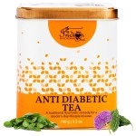The Indian Chai - Anti Diabetic Tea 100g | Pro Dia Herbal Tea | with Gymnemma Sylvestre, Giloy Stem, Paneer DODI, Bitter Melon, Jamun Seed and Others | Nitrogen Filled, Vacuum Sealed for Freshness |
