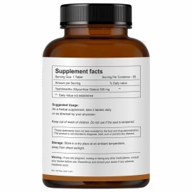 Herb Essential Yashtimadhu Licorice 500Mg Tablet - 60 Count