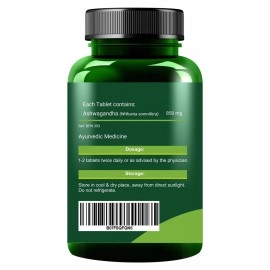 Jain Ashwagandha 850Mg Tablet - 60 Count (Pack Of 3)