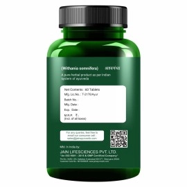 Jain Ashwagandha 850Mg Tablet - 60 Count (Pack Of 3)