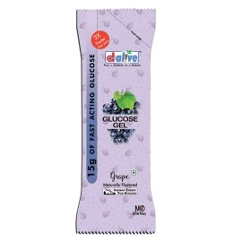 d alive Glucose Gel - 15G Of Fast Acting Glucose (Grape) - 9 Sachets x 30g Each