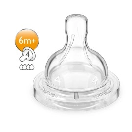 Philips Avent Natural Fast Flow Teat 6M+ (Pack of 2)