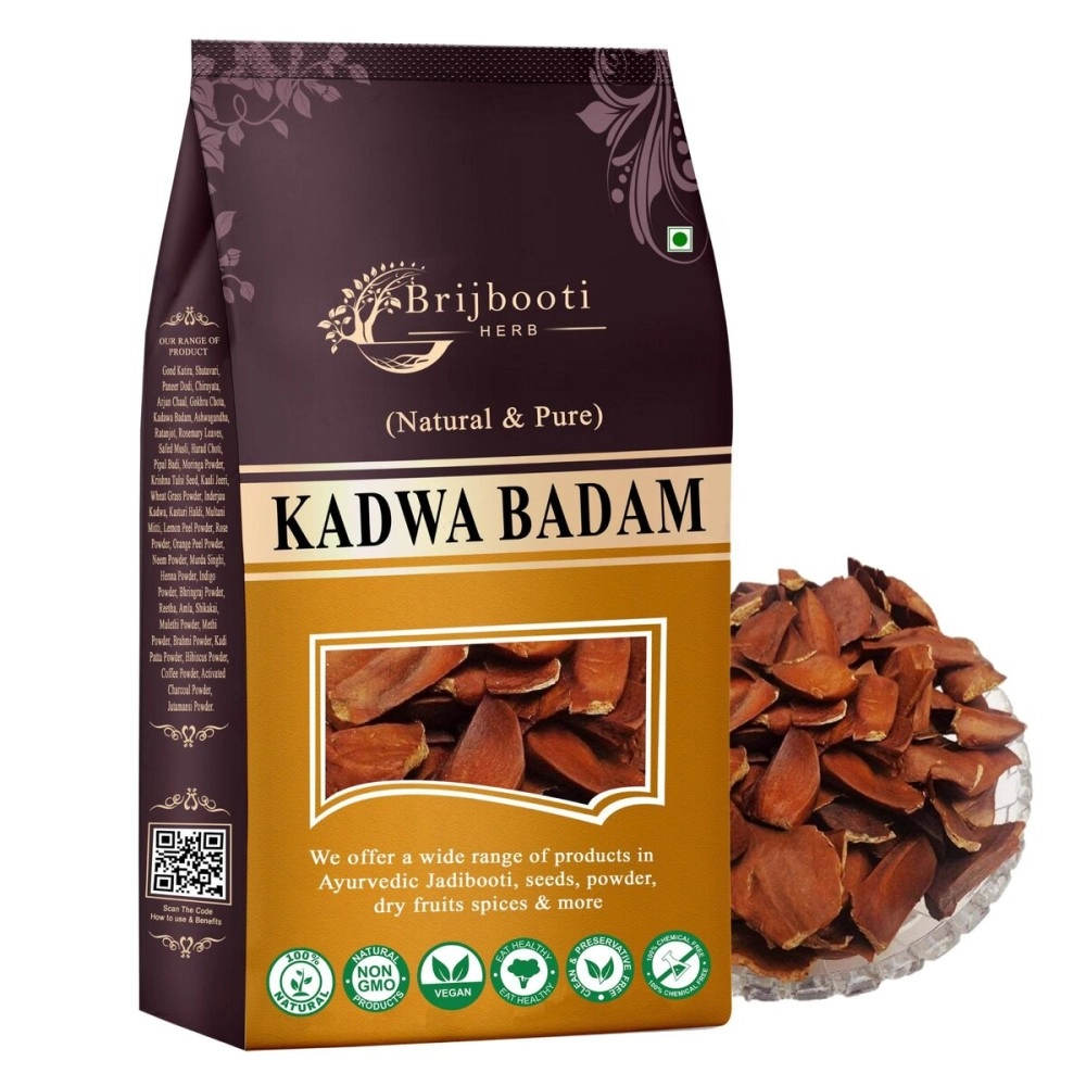 Birju Mahavir Kadwa Badam Diabetes Bitter Almonds (250 g), Natural (BMKB-233)